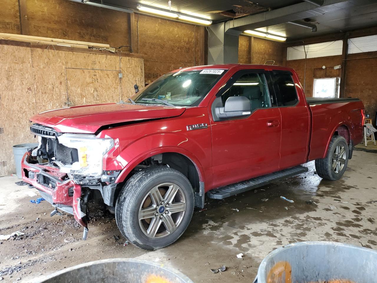 2018 Ford F150 Super Cab VIN: 1FTEX1EP6JKE20218 Lot: 65267025