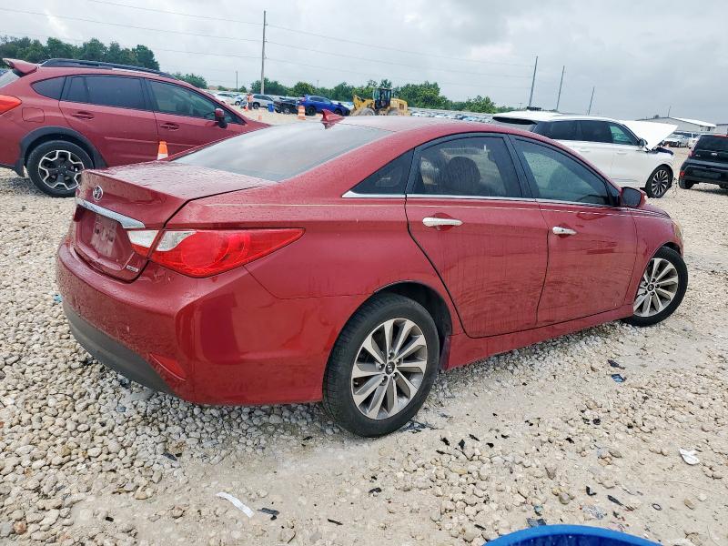  HYUNDAI SONATA 2014 Czerwony