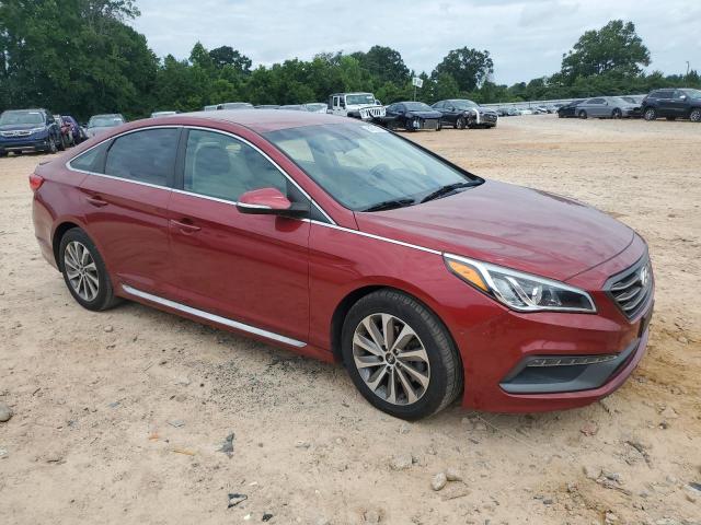  HYUNDAI SONATA 2015 Червоний