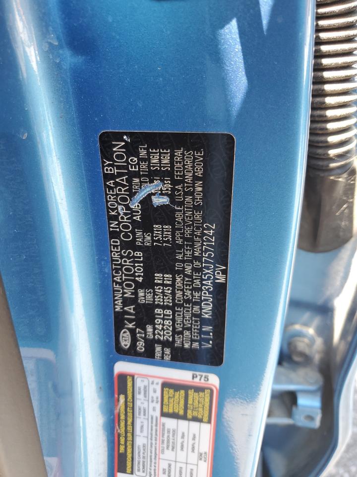 2018 Kia Soul + VIN: KNDJP3A5XJ7571242 Lot: 66116965