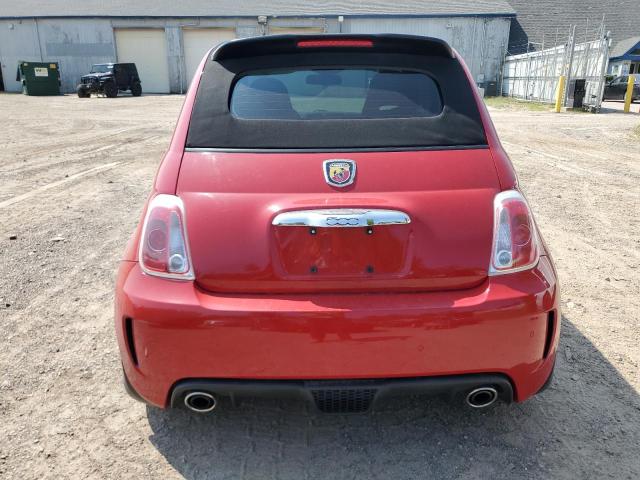 Cabriolets FIAT 500 2013 Czerwony