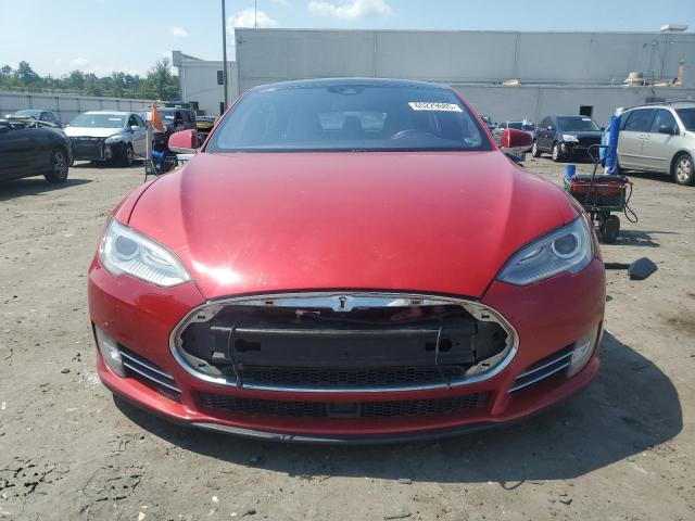 Hatchbacks TESLA MODEL S 2014 Red