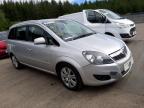 2012 VAUXHALL ZAFIRA DESIGN  for sale at Copart WHITBURN