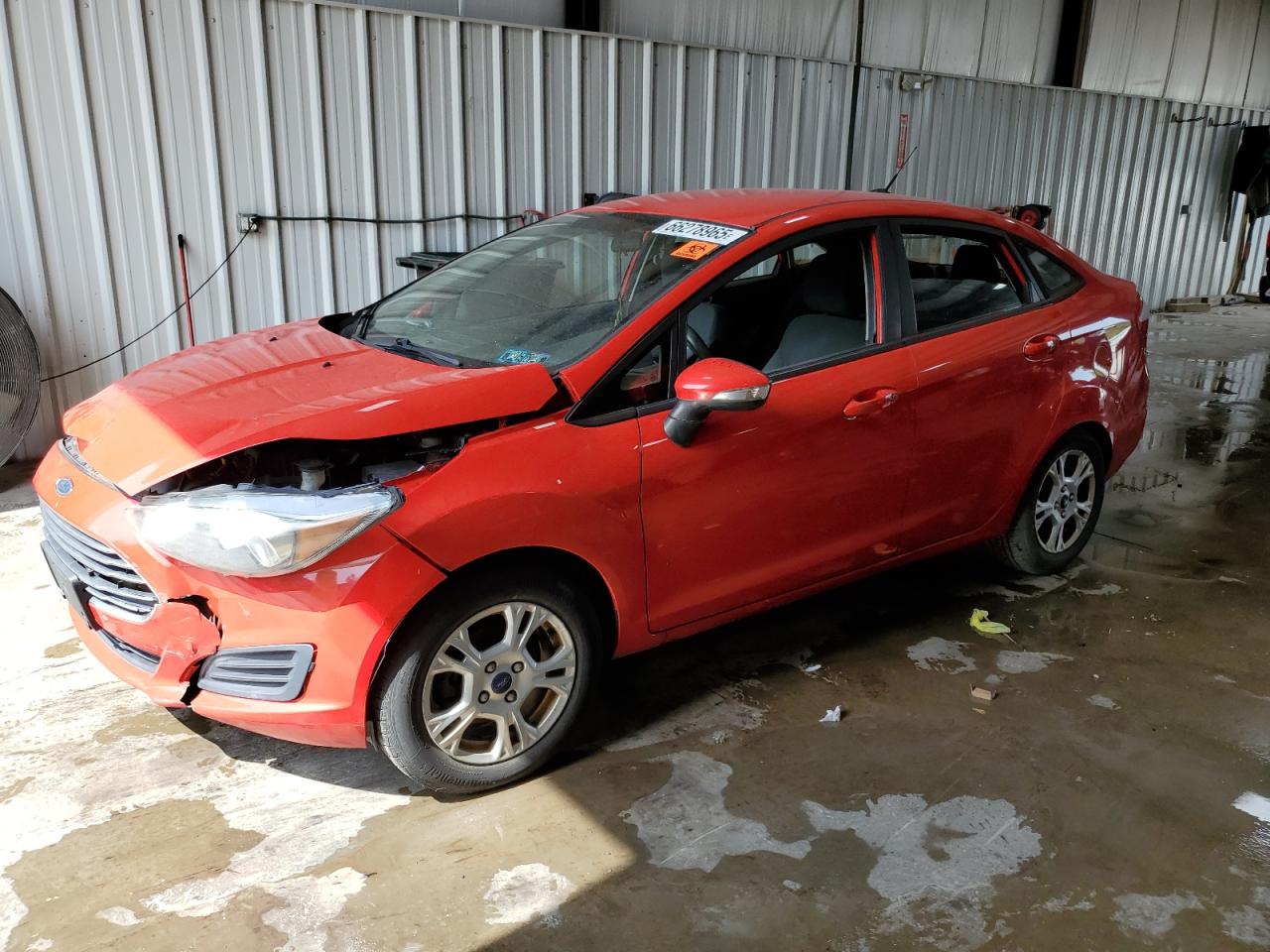 2015 Ford Fiesta Se red sedan gas 3FADP4BJ4FM204080 photo #1