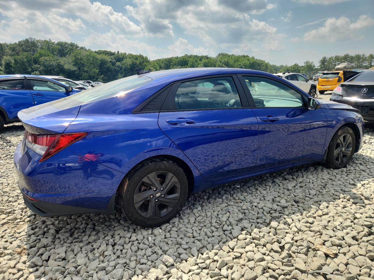 2022 Hyundai Elantra Sel blue null gas KMHLM4AG1NU225172 photo #4
