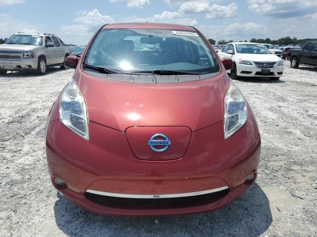  NISSAN LEAF 2015 Red