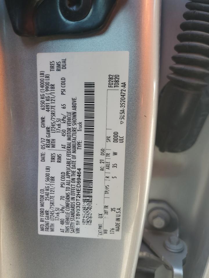 2017 Ford F350 Super Duty VIN: 1FT8W3DT2HED69464 Lot: 63180015
