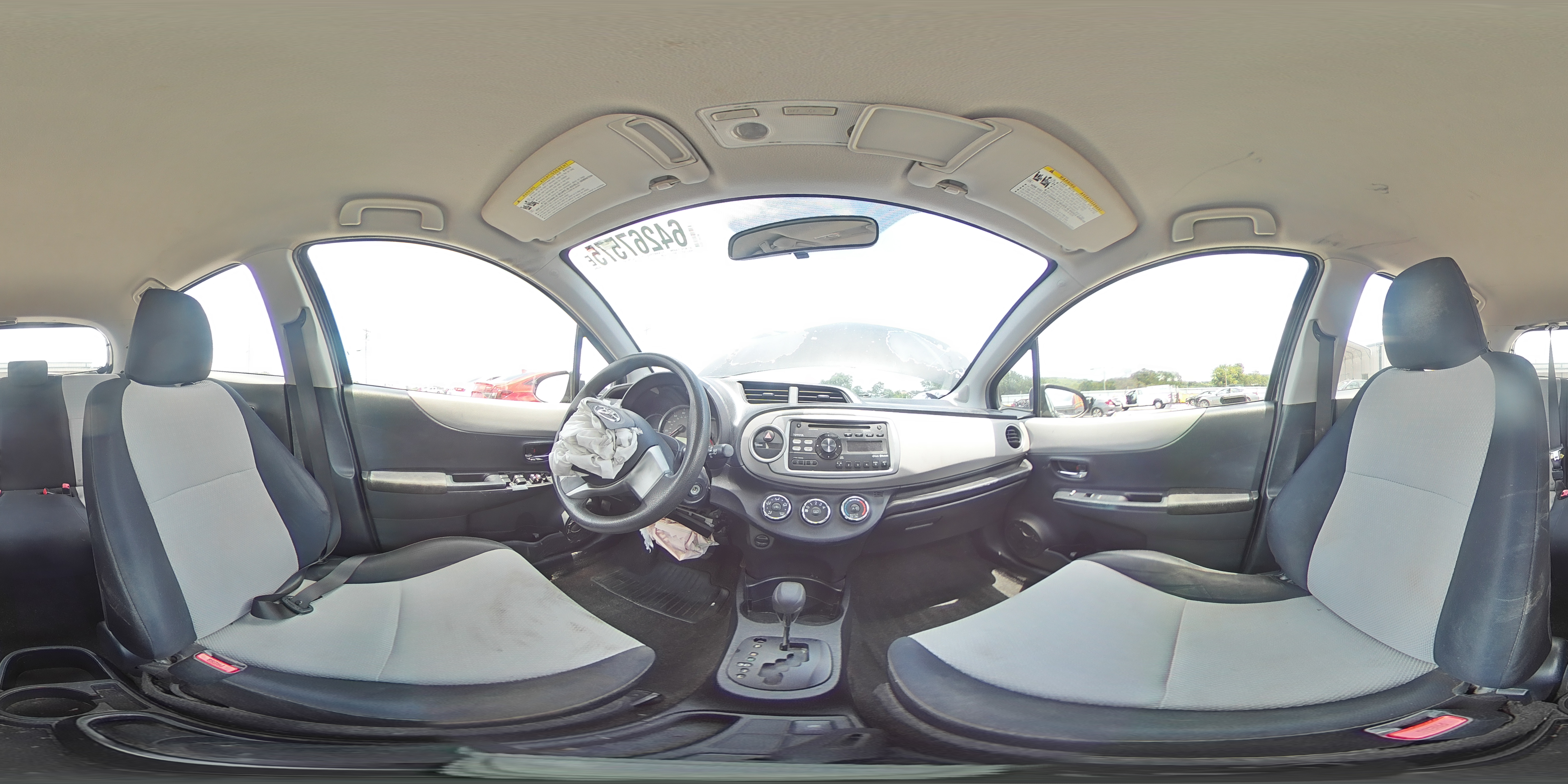 2012 Toyota Yaris VIN: JTDKTUD37CD527820 Lot: 64267575