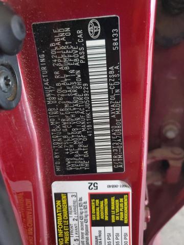 2018 TOYOTA CAMRY L  