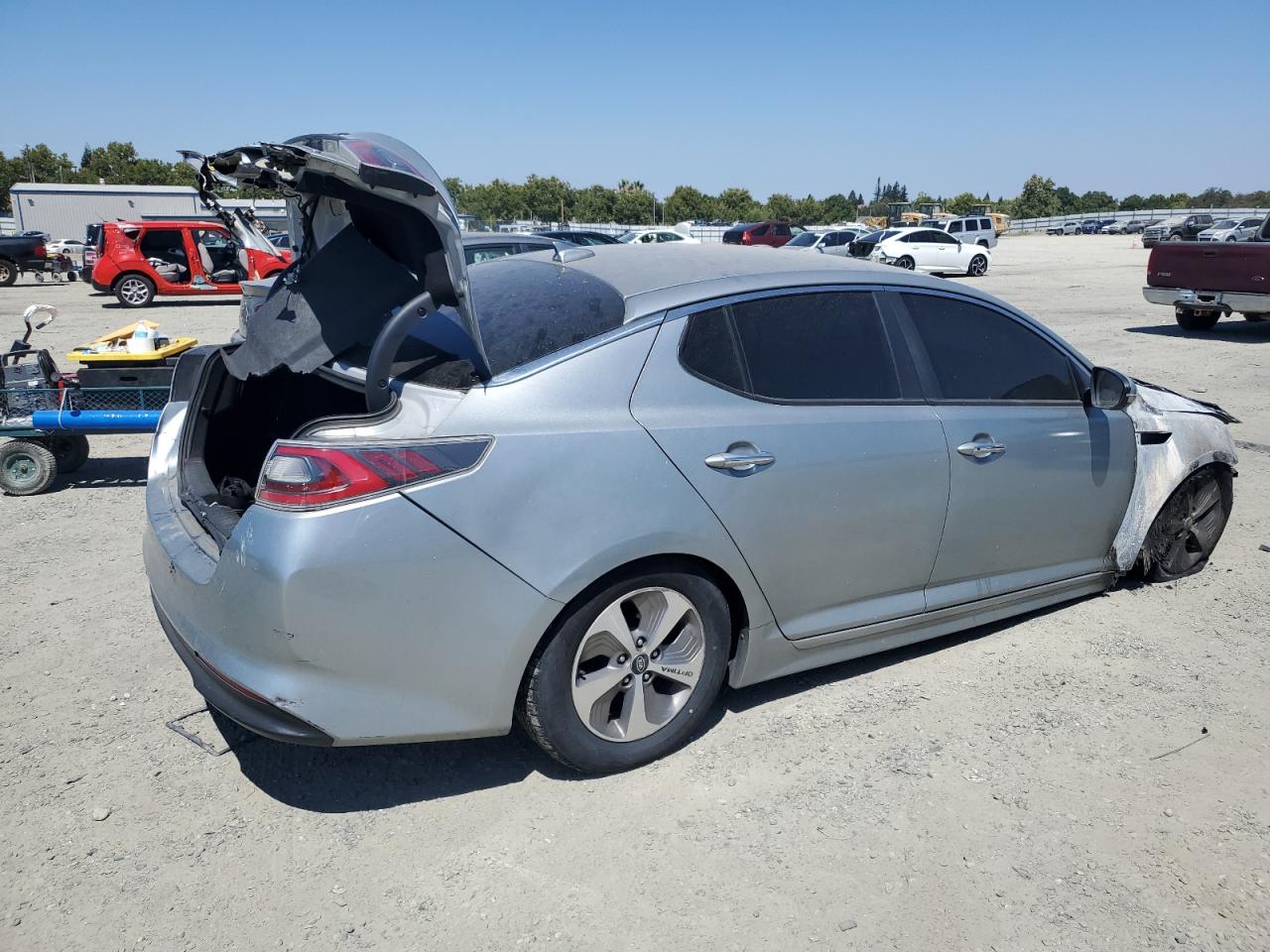 2015 Kia Optima Hybrid VIN: KNAGM4AD0F5078377 Lot: 64847455