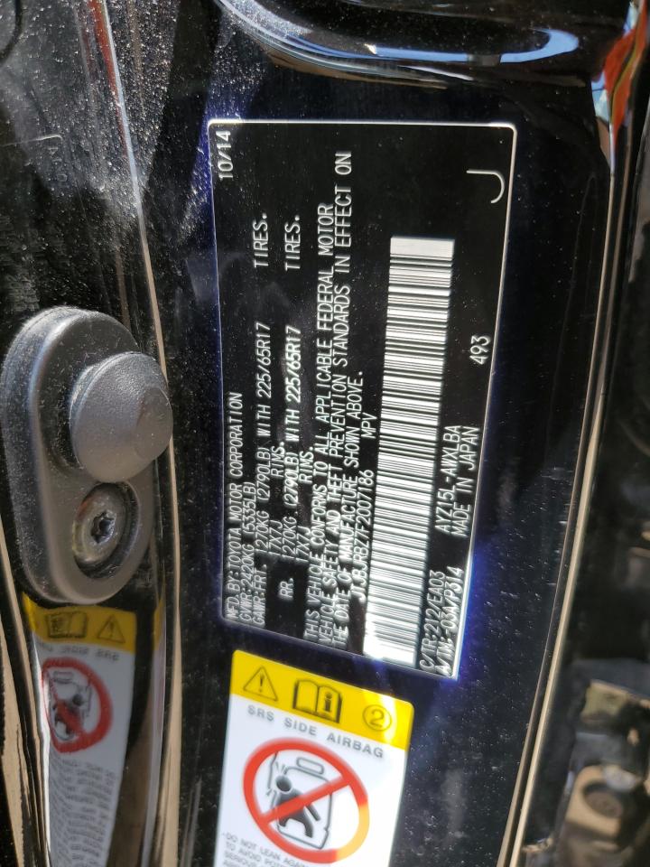 2015 Lexus Nx 300H VIN: JTJBJRBZ7F2007186 Lot: 64075715