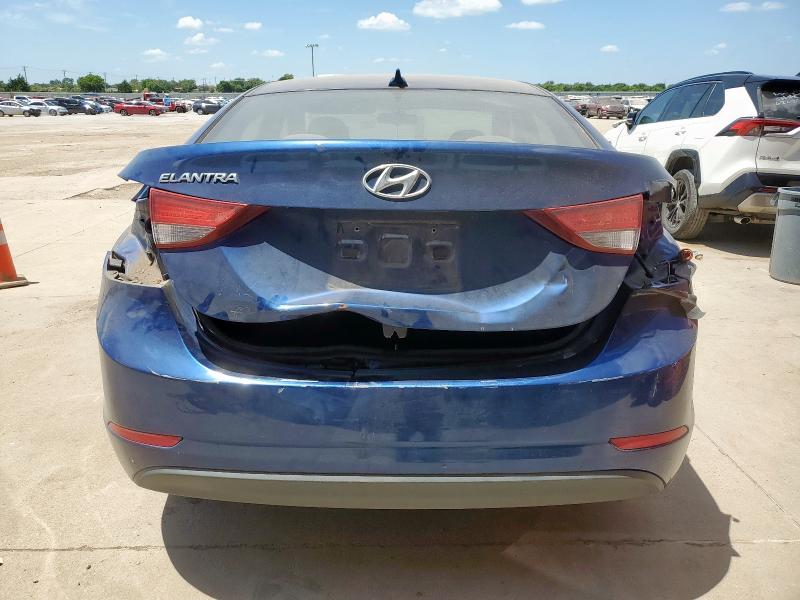 HYUNDAI ELANTRA 2016 Granatowy