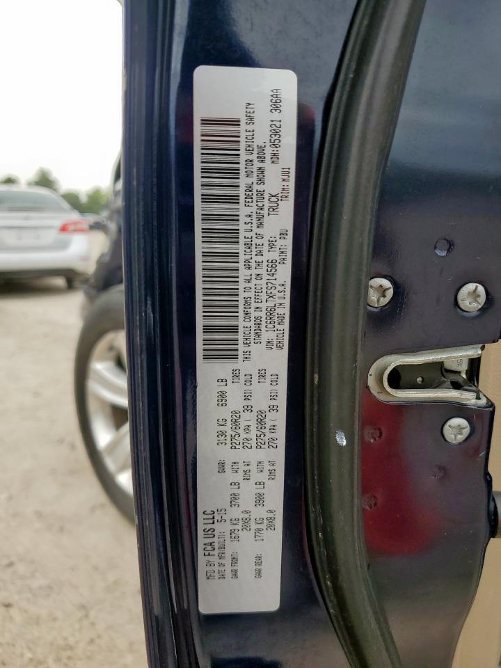 2015 Ram 1500 Slt VIN: 1C6RR6LTXFS714566 Lot: 63407165