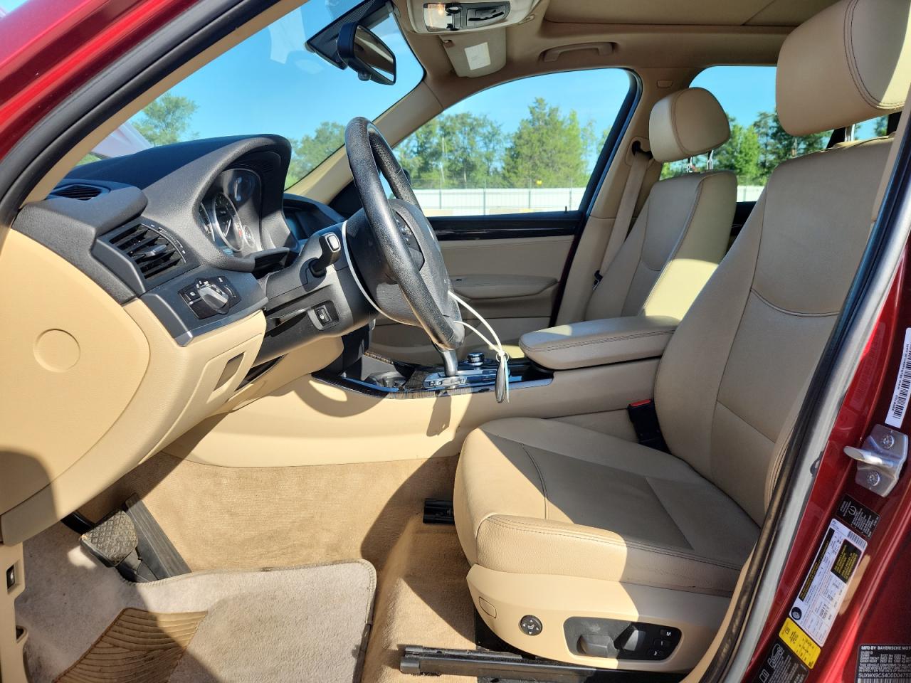 2013 BMW X3 xDrive28I VIN: 5UXWX9C54D0D04750 Lot: 65586605