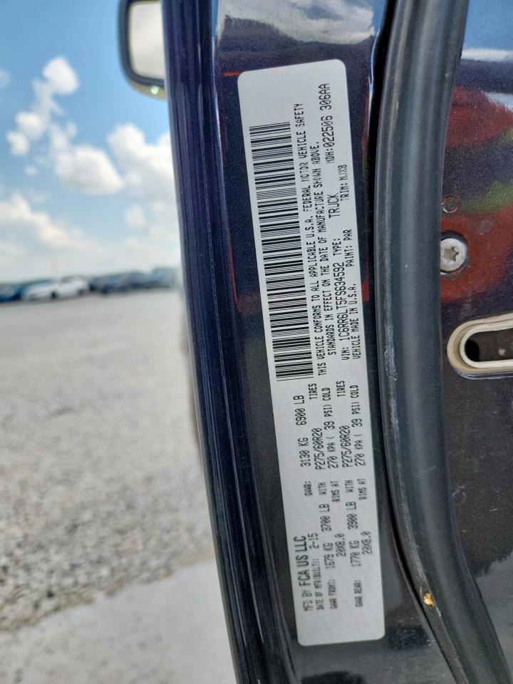 2015 Ram 1500 Slt VIN: 1C6RR6LT5FS634592 Lot: 64937145