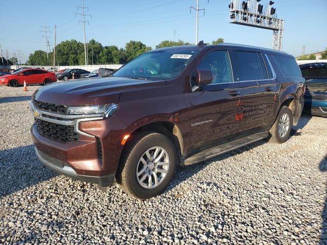  CHEVROLET SUBURBAN 2023 Бордовый