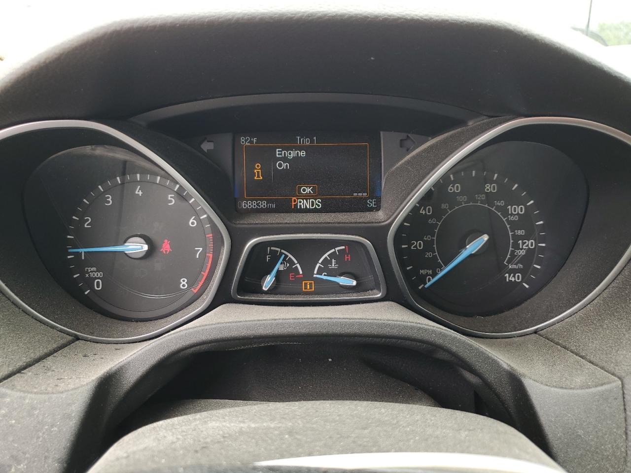 2017 Ford Focus Se VIN: 1FADP3FE2HL333012 Lot: 64668145