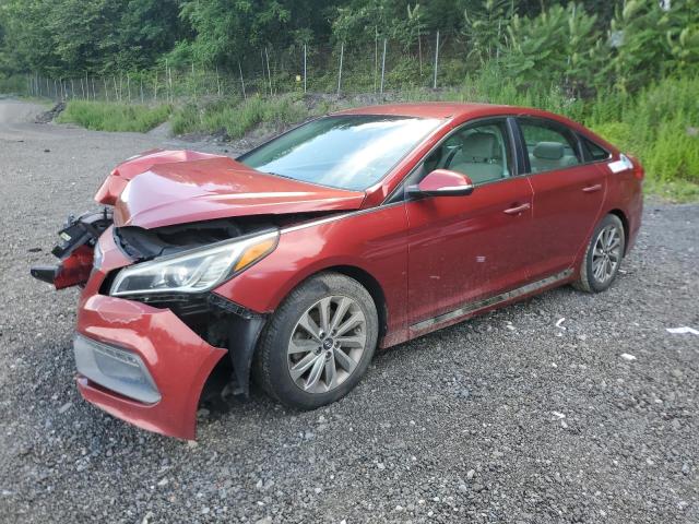  HYUNDAI SONATA 2015 Red