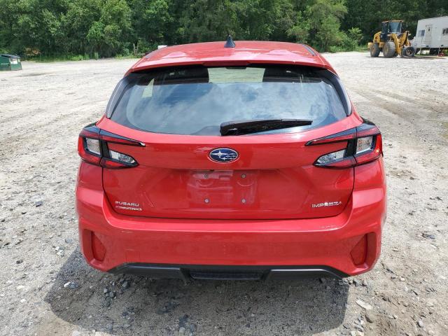  SUBARU IMPREZA 2024 Красный