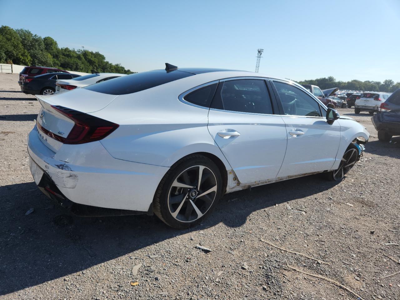 2021 Hyundai Sonata Sel Plus white null gas 5NPEJ4J23MH087332 photo #4