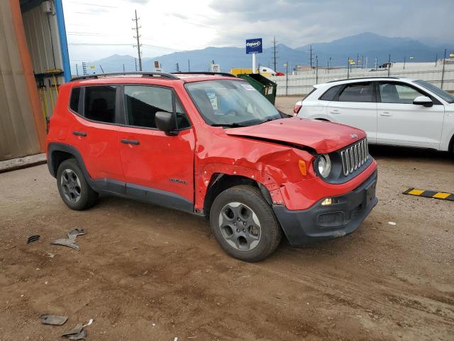  JEEP RENEGADE 2017 Czerwony