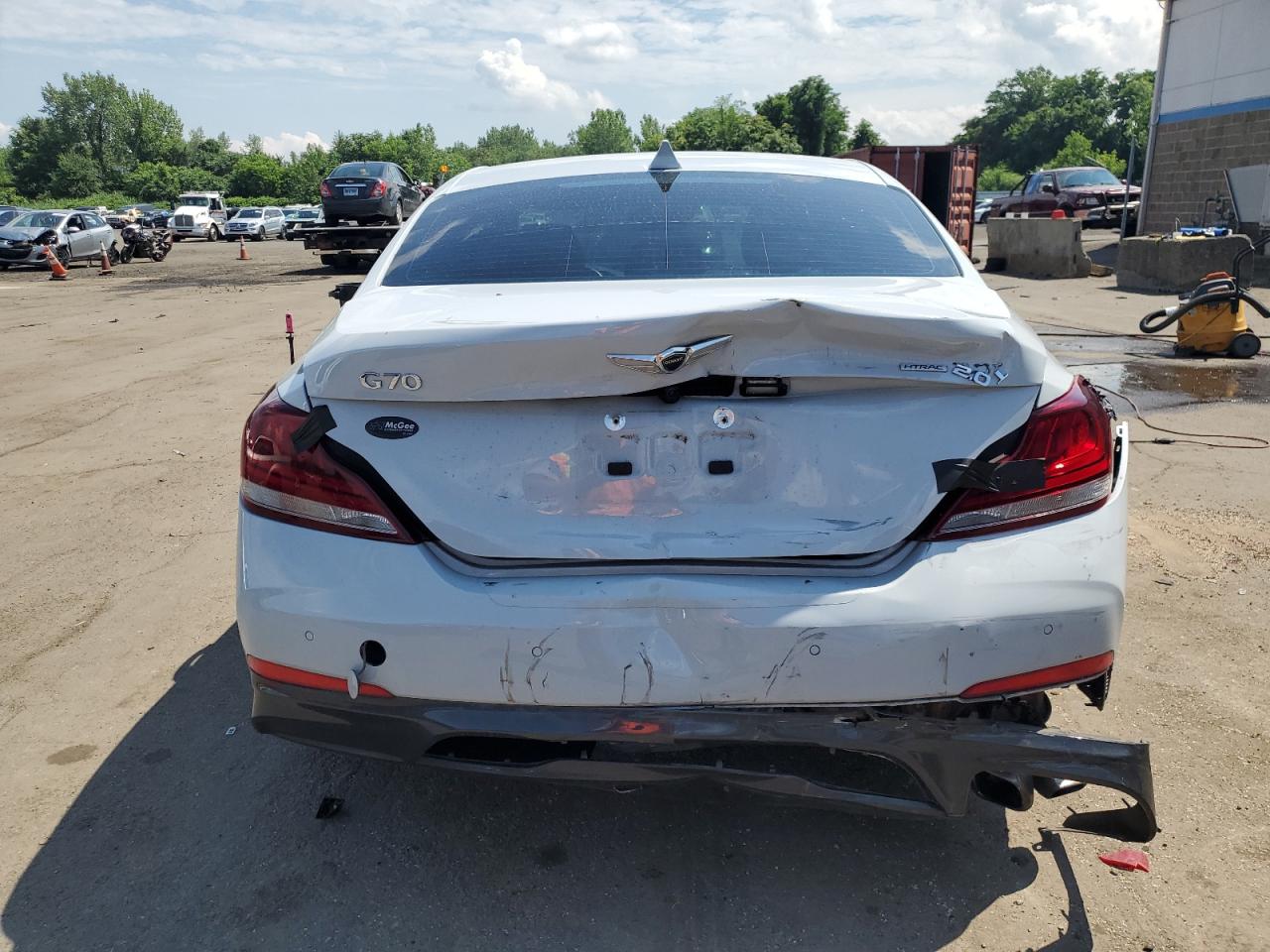 2019 Genesis G70 Prestige VIN: KMTG44LA9KU019674 Lot: 63004515