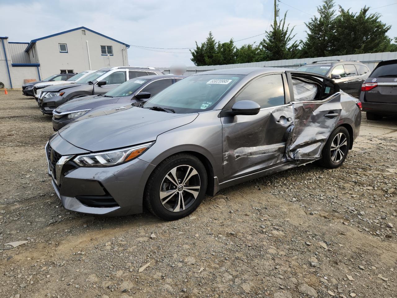 2020 Nissan Sentra Sv silver null gas 3N1AB8CV1LY309509 photo #1
