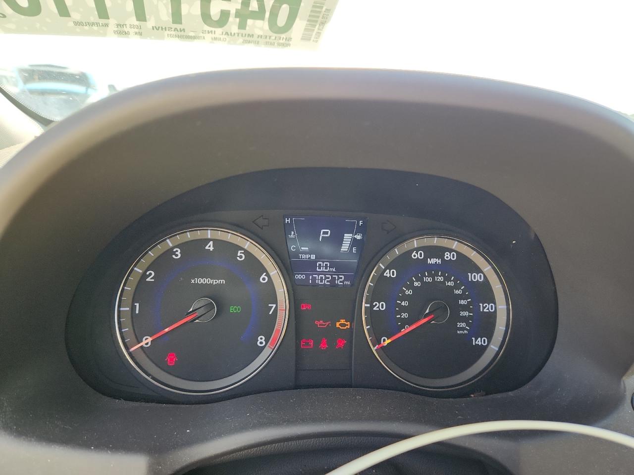 2012 Hyundai Accent Gls VIN: KMHCU4AE2CU045579 Lot: 64511115