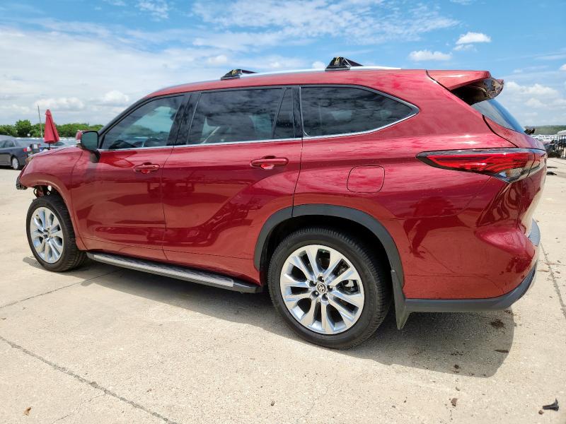  TOYOTA HIGHLANDER 2022 Красный
