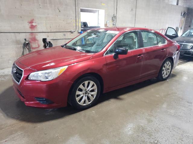 Sedans SUBARU LEGACY 2017 Czerwony