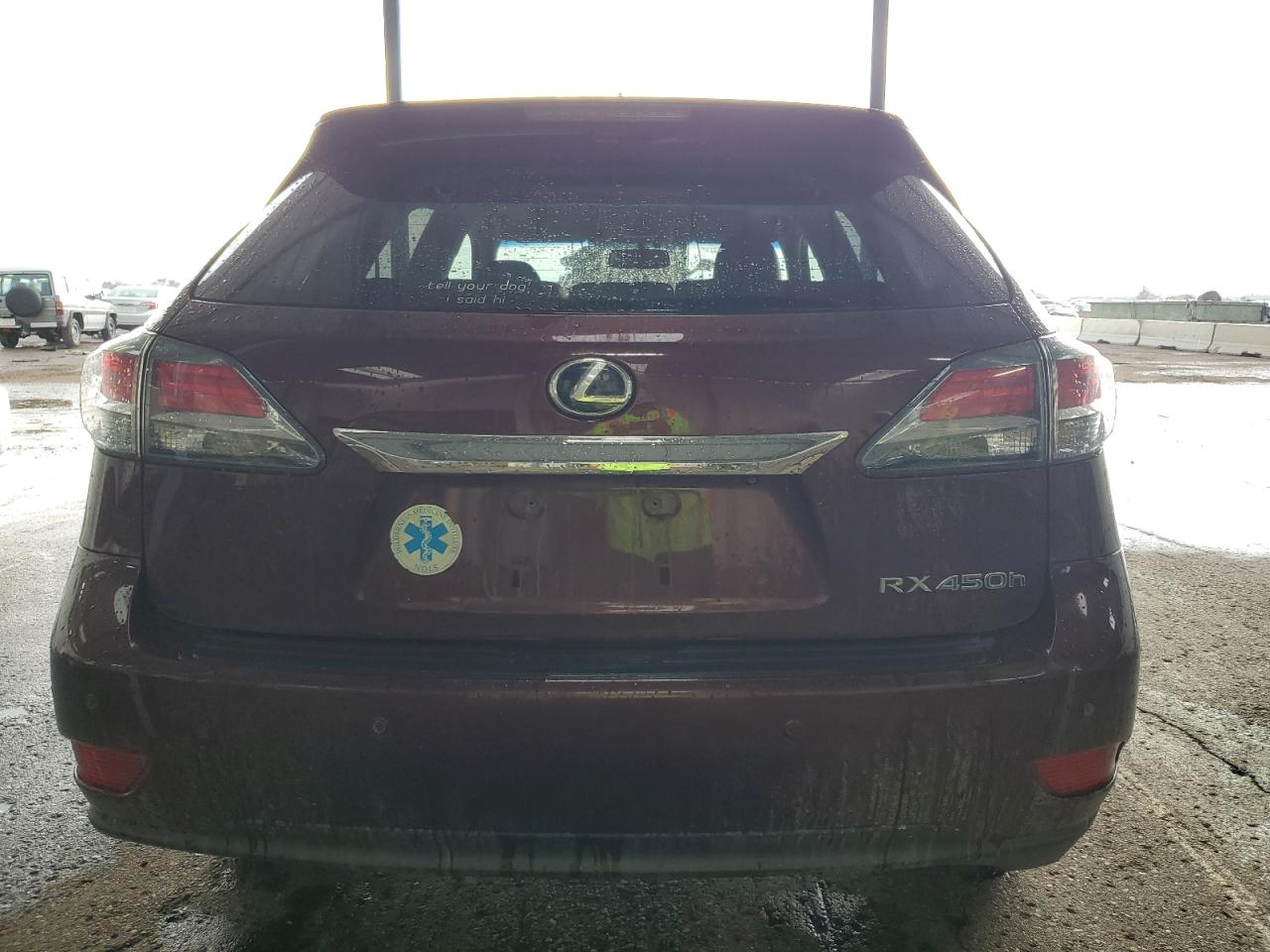2013 Lexus Rx 450H VIN: JTJBC1BAXD2060029 Lot: 65093585