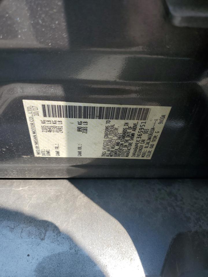 2018 Nissan Maxima 3.5S VIN: 1N4AA6AP4JC365951 Lot: 67165985