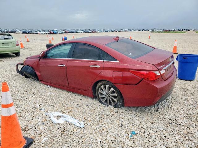  HYUNDAI SONATA 2014 Czerwony