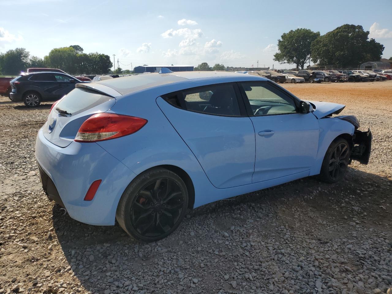 2013 Hyundai Veloster blue null gas KMHTC6AD7DU102253 photo #4