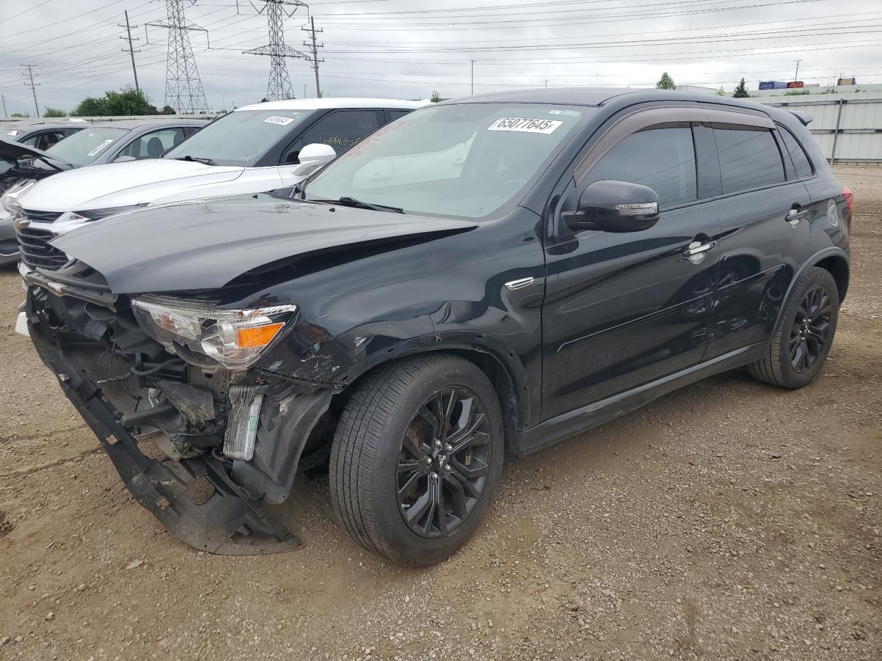 2017 Mitsubishi Outlander Sport Es black null gas JA4AR3AU1HZ037816 photo #1
