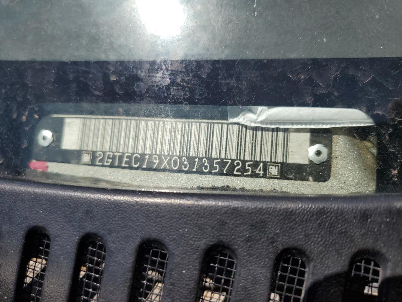 2003 GMC New Sierra C1500 VIN: 2GTEC19X031357254 Lot: 65467775