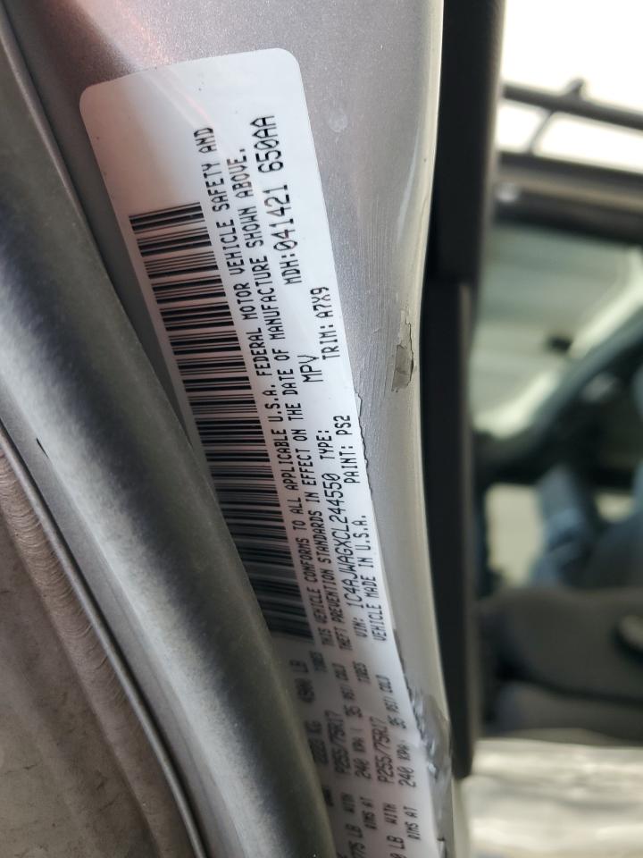 2012 Jeep Wrangler Sport VIN: 1C4AJWAGXCL244550 Lot: 63931985