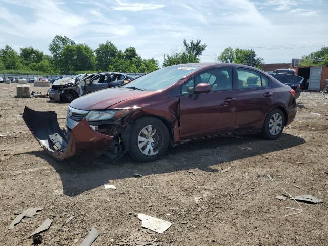  HONDA CIVIC 2012 Czerwony