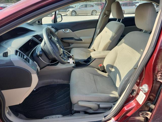  HONDA CIVIC 2012 Burgundy