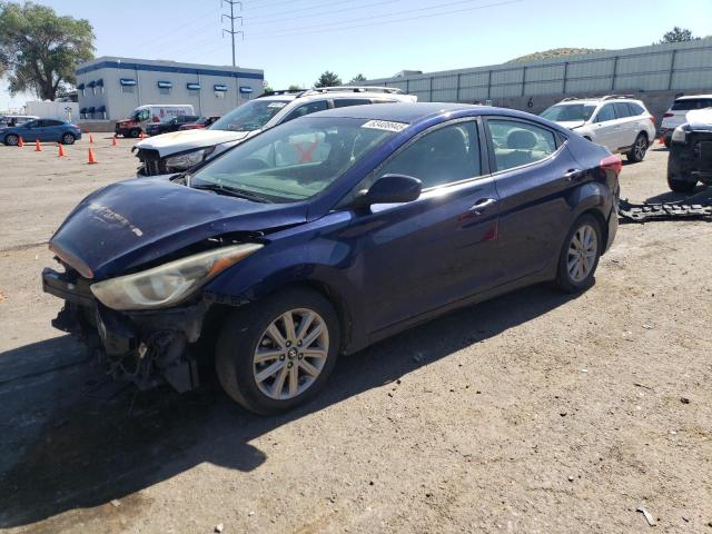  HYUNDAI ELANTRA 2014 Blue