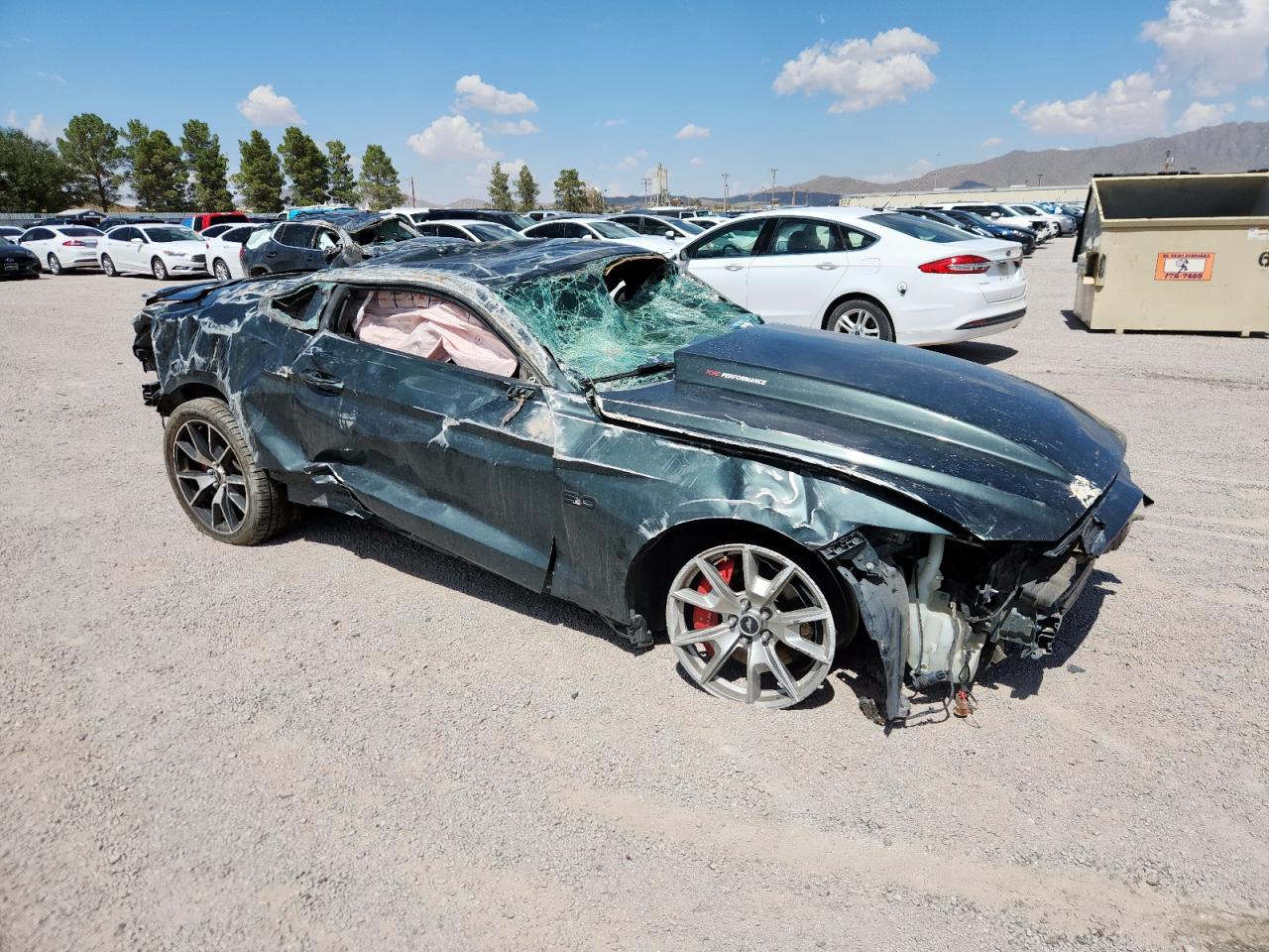 2015 Ford Mustang Gt VIN: 1FA6P8CF2F5395787 Lot: 64100315