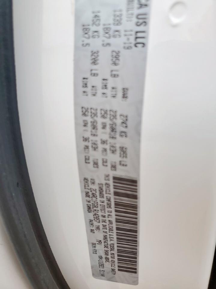 2020 Chrysler Pacifica Touring VIN: 2C4RC1FG8LR142857 Lot: 62884225