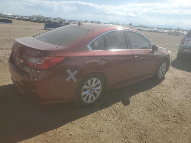 SUBARU LEGACY 2017 Czerwony