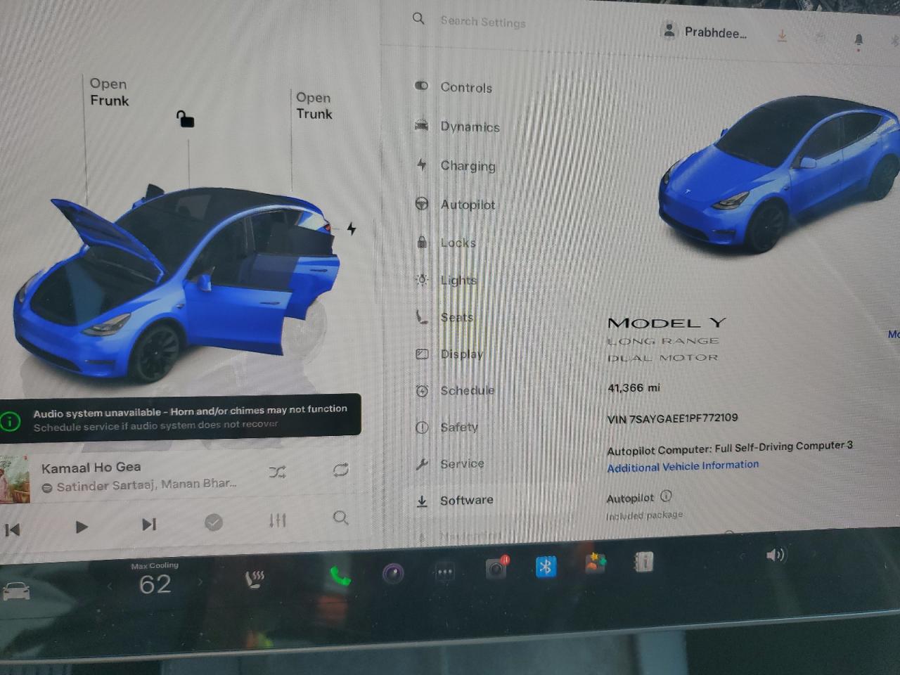 2023 Tesla Model Y VIN: 7SAYGAEE1PF772109 Lot: 64802185