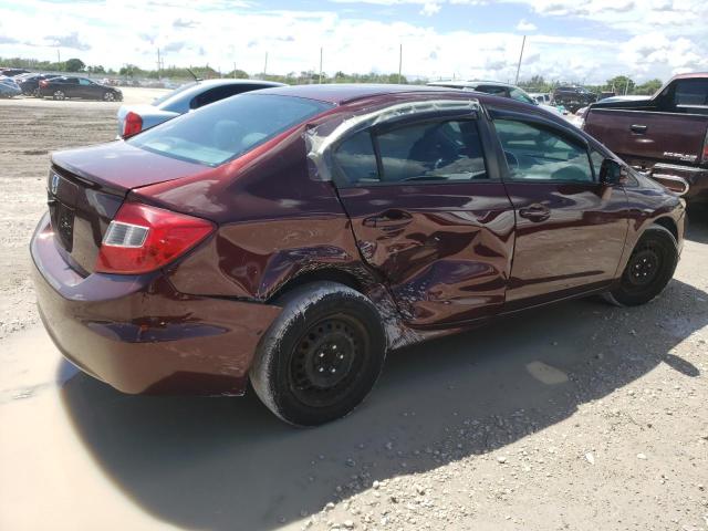  HONDA CIVIC 2012 Burgundy