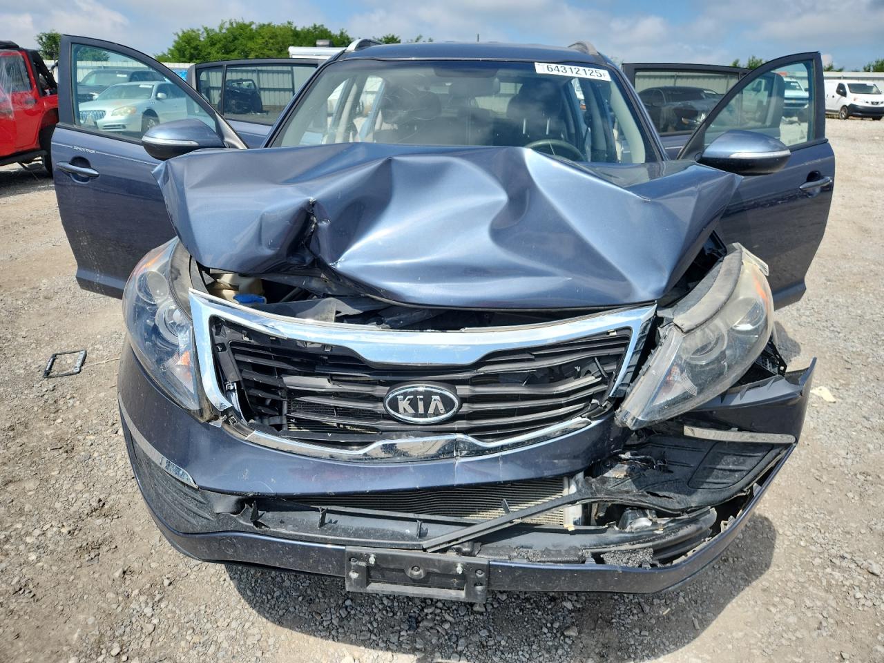2011 Kia Sportage Lx VIN: KNDPB3A2XB7092917 Lot: 64312125