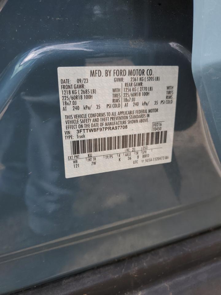 2023 Ford Maverick Xl VIN: 3FTTW8F97PRA97708 Lot: 64786725