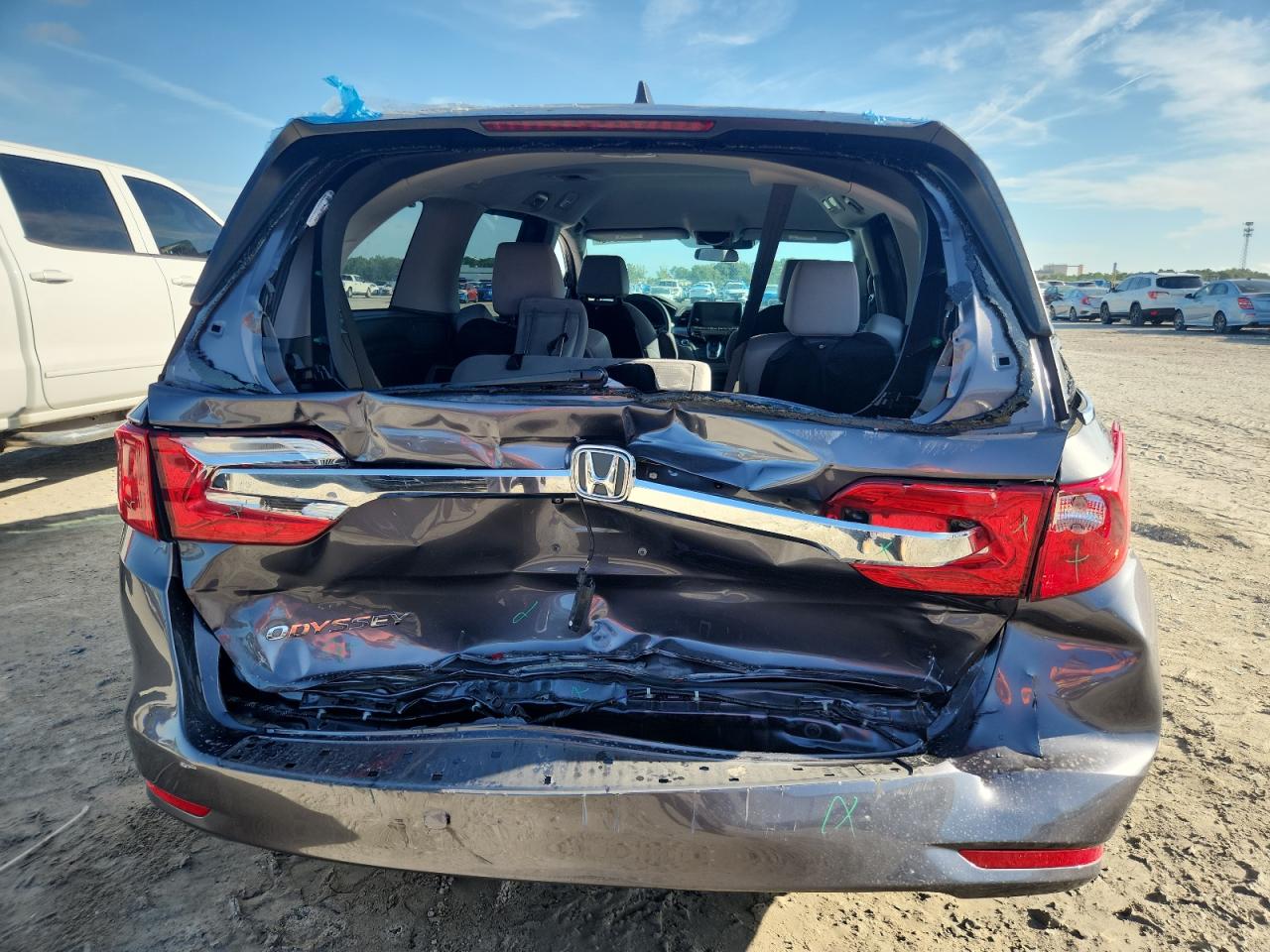 2018 Honda Odyssey Ex VIN: 5FNRL6H51JB093079 Lot: 64400315
