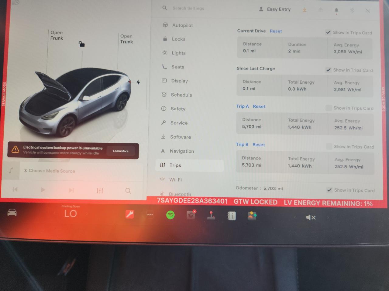 2025 Tesla Model Y VIN: 7SAYGDEE2SA363401 Lot: 63680855