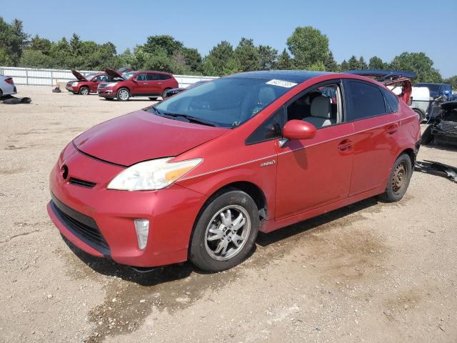  TOYOTA PRIUS 2012 Red